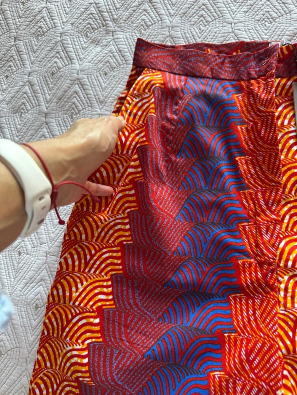New Anthropologie SIKA Abstract-Print Wide-Leg Trousers pants Size 4 Anthro